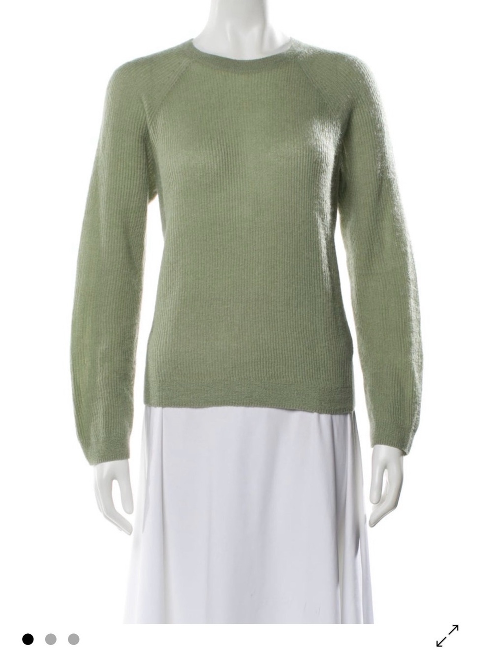 Vince Light Sage Green Crewneck Sweater